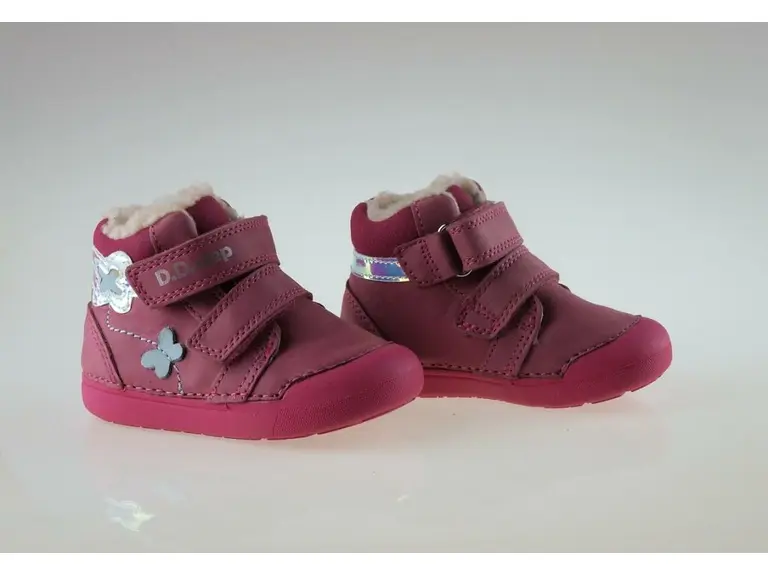 Ružové teplé topánky D.D.Step DVG020-066-155A