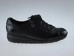 Fešné čierne topánky Rieker 44201-00