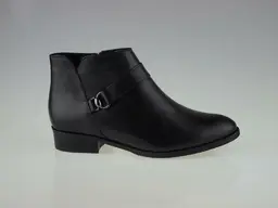 Čierne elegantné členkové topánky EVA K3118-60