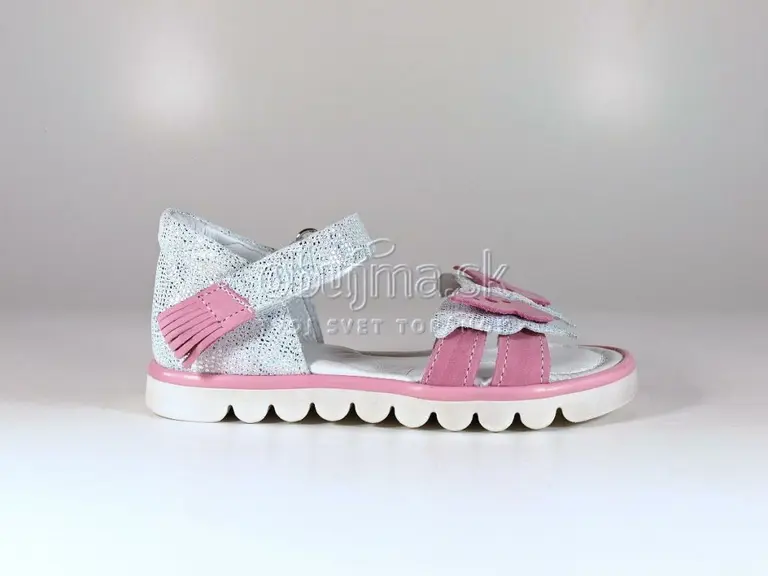 Sivo ružové elegantné sandále Emel