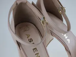 Púdrové kožené sandále Aspena ASP2171-15