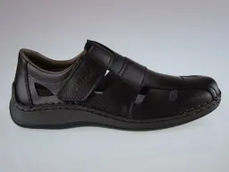 Hnedé širšie letné sandále Rieker 05269-25