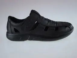 Letné čierne sandále Rieker B2783-00