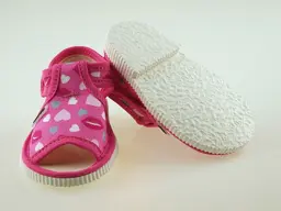 Textilné dievčenské pohodlné papučky Wanda Eliska
