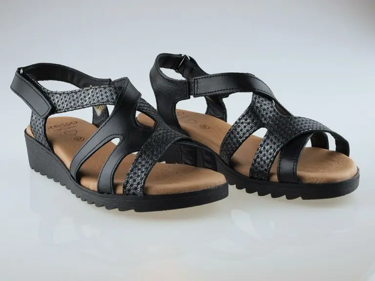 Čierne letné sandále Presso ASP2211-60