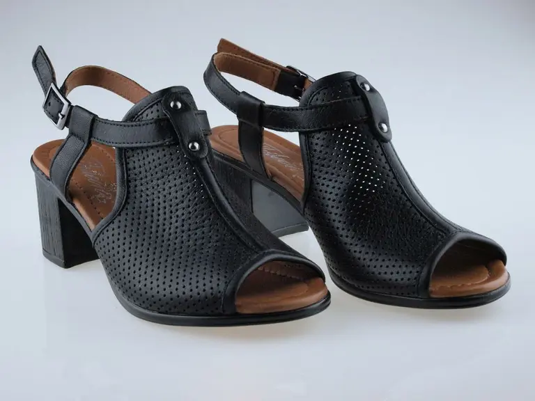 Čierne letné sandále Thileon TRATH817