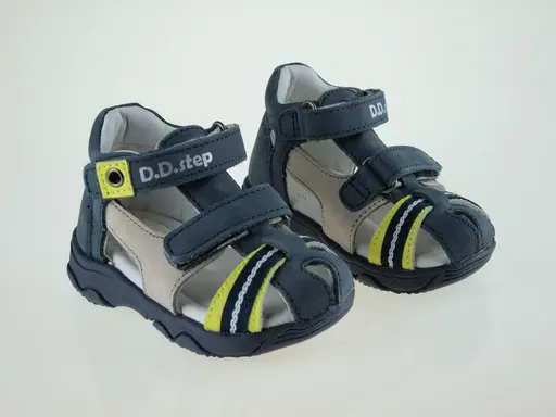 Modré fešné sandálky D.D.Step DSB021-AC64-826B
