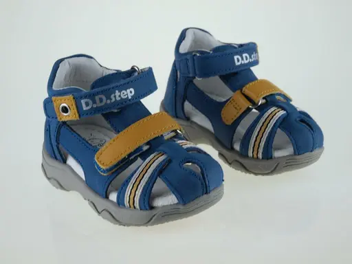 Modré letné sandálky D.D.Step DSB021-AC64-826A