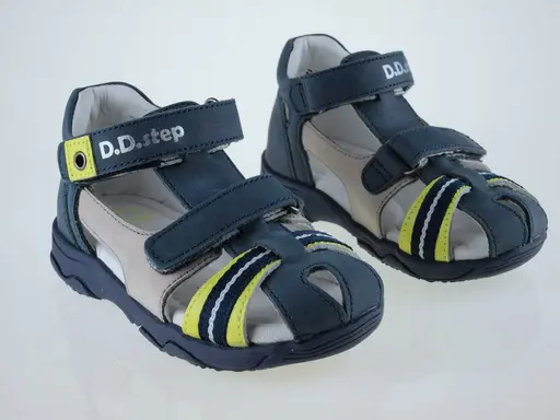 Letné modro farebné sandálky D.D.Step DSB121-AC64-826B
