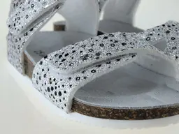Bielo strieborné letné sandálky GoldStar 1845/TR-10