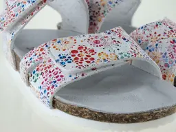 Bielo farebné letné sandálky GoldStar 1864/TR-10kvet