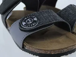 Čierno sivé letné sandálky GoldStar 1852/TR-20