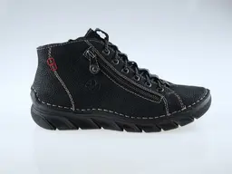 Tenko zateplené čierne topánky Rieker 55048-00