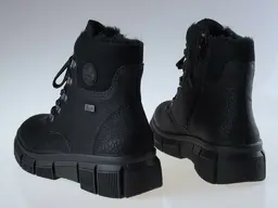 Hrubo zateplené čierne topánky Rieker X3433-00