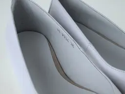 Biele kožené baleríny EVA A2334-10