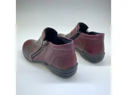 Bordovo farebné teplé topánky Remonte R7674-36