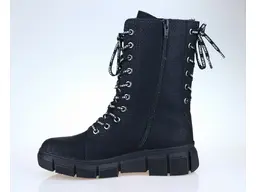 Čierne vodeodolné teplé topánky Rieker X3423-00