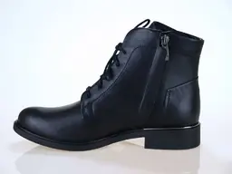 Čierne teplé kožené topánky Pollonus P5-1005-001