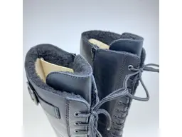 Čierne pohodlné teplé čižmy Rieker Z9106-00 