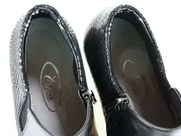 Čierne členkové topánky EVA K3193-60had