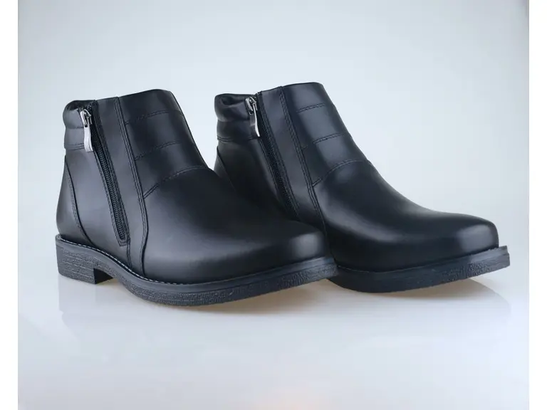Čierne teplé topánky EVA E391-60