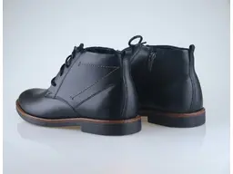 Čierne teplé topánky EVA E321-60