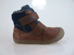 Hnedé barefoot zateplené topánočky D.D.Step DVB121-W073-688