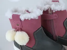 Ružovo sivé teplé topánky Protetika Edana