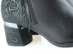 Čierne teplé topánky EVA K3196/OB-60