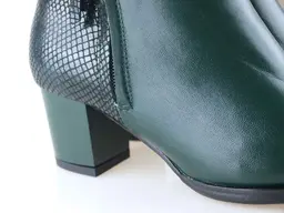 Teplé zelené topánky EVA K3196/5015-50