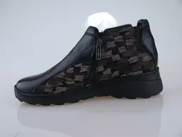 Teplé čierne topánky EVA K3194-60