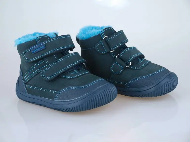 Teplé modré topánky Protetika Tyrel Navy