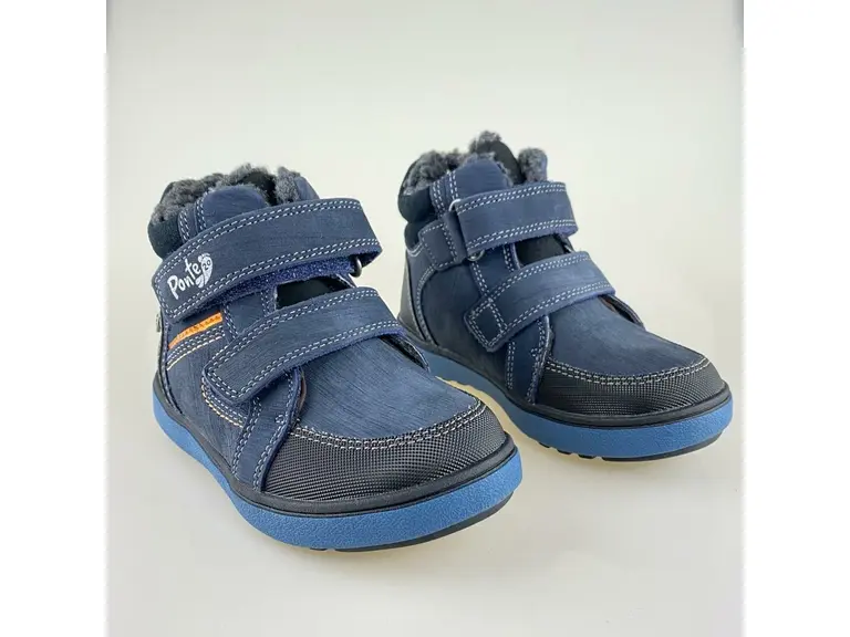 Modré teplé topánočky Ponte PV221-DA06-1-937