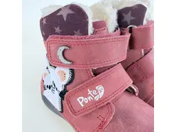 Teplé ružové topánky D.D.Step PV121-DA03-1-589