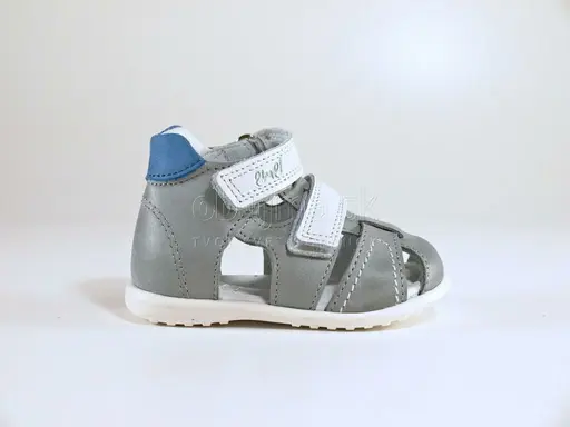 Sivo biele pohodlné sandálky Emel