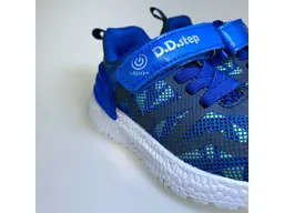 Modré mäkučké LED topánky D.D.Step DRB122-F61-528A