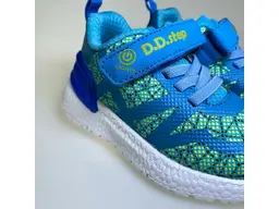 Modré mäkučké LED topánky D.D.Step DRB122-F61-528B