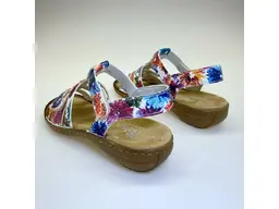 Farebné letné sandále Rieker 60850-90