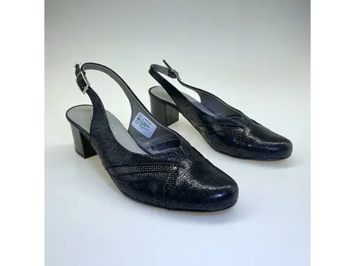 Kožené čierne sandále EVA K3242/985-60C