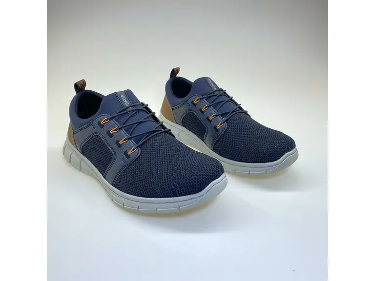 Modré textilné botasky Rieker B7796-14