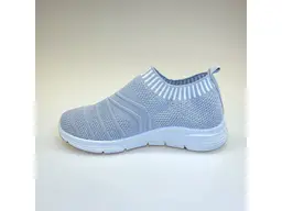 Sivé plátenne botasky Wink FL21631-1