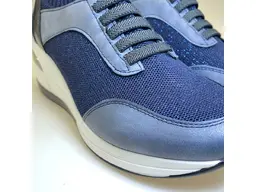 Modré letné textilné poltopánky Artiker 50c1202