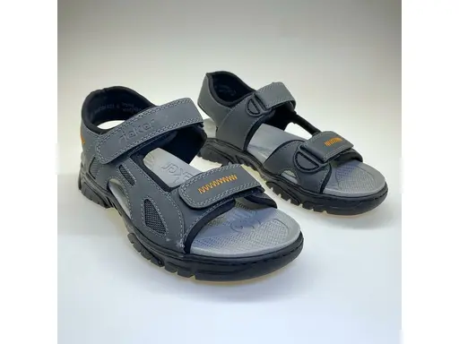 Letné sivé sandále Rieker 22761-45