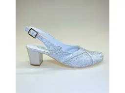 Pohodlné kožené biele sandálky EVA K3242/5016-10