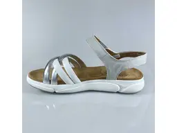 Sivé pohodlné sandálky Caprice 9-28601-28