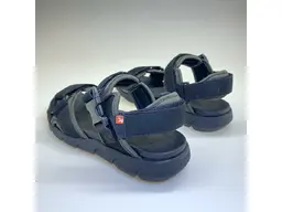 Zelené čierne sandále Rieker 20803-00