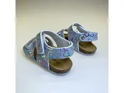 Pohodlné sivé sandále GoldStar Love Argento