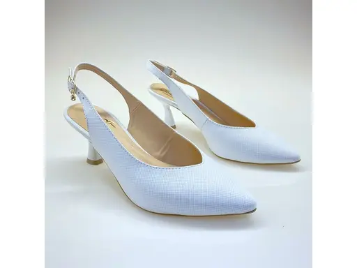 Dámske sandále biele CD7217-10