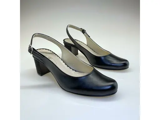 Čierne pohodlné sandále EVA M908-60mat