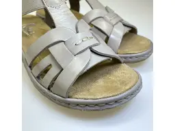 Béžové pohodlné sandále Rieker 65918-62